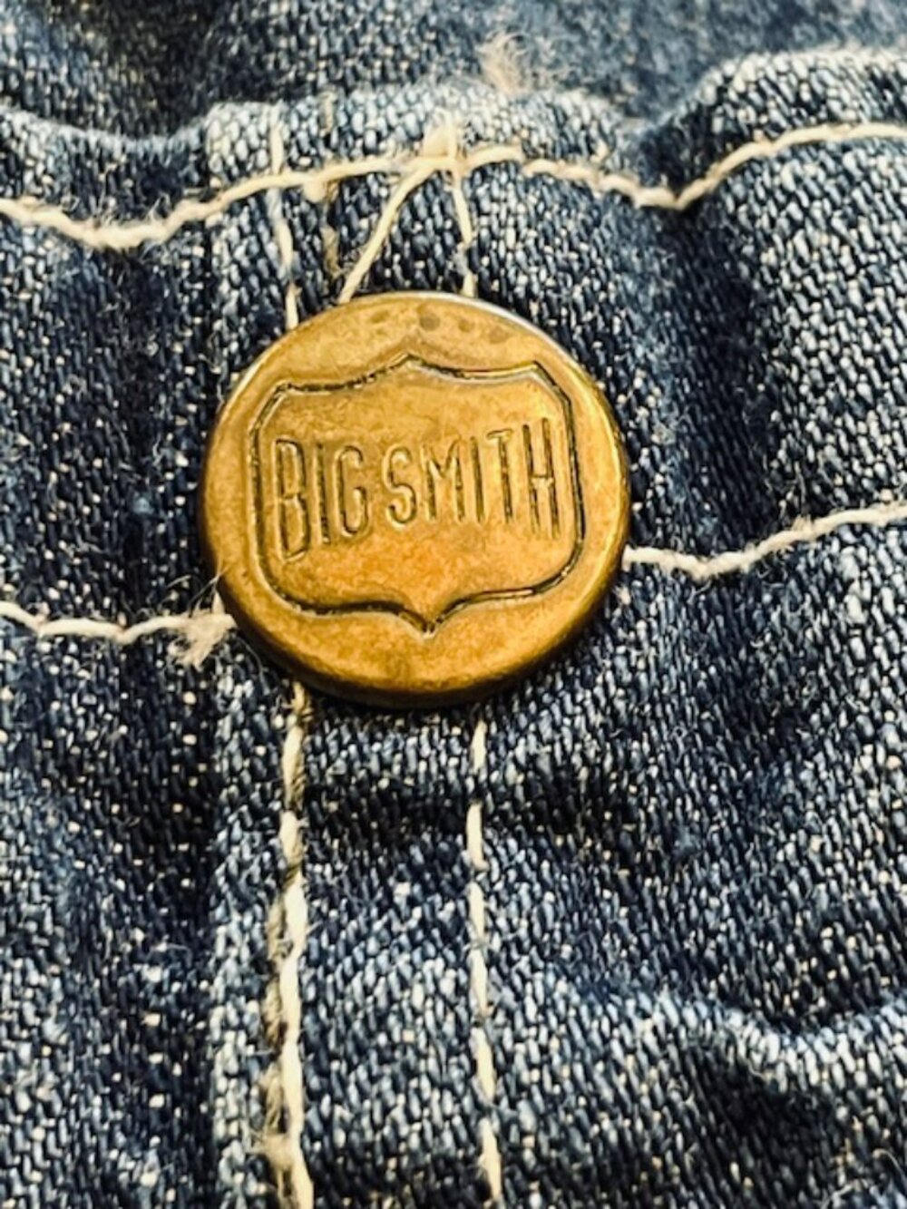 Big Smith Sanforized Union Made Vintage Workwear Denim Overalls Unisex 32 - Picture 4 of 14